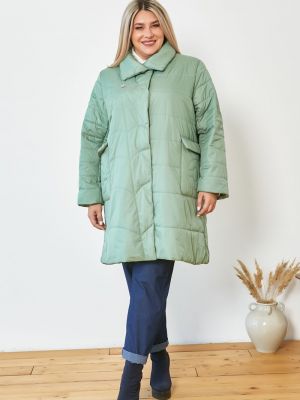 Пальто Luxury зеленое