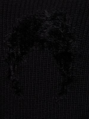 Vlněný svetr Marine Serre černý