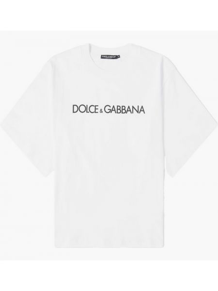 Біла футболка Dolce & Gabbana