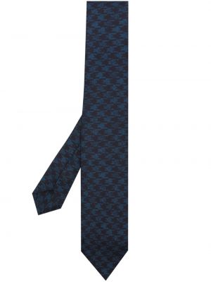 Cravată cu model herringbone Kiton