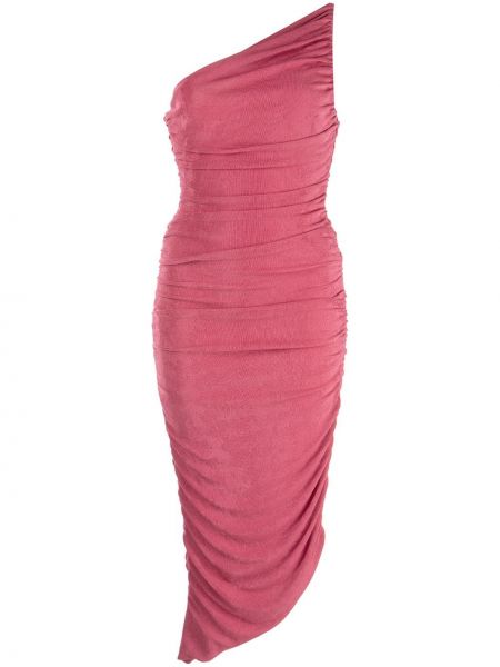 Pletené šaty z polyesteru Likely - růžová