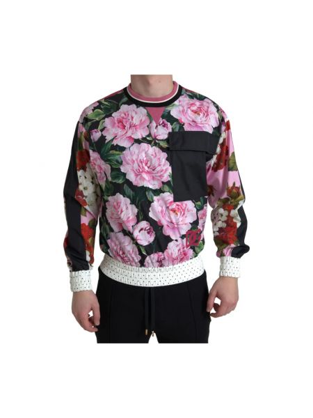 Bluza z nadrukiem Dolce And Gabbana różowa