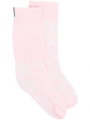 Nogavice s črtami Thom Browne roza