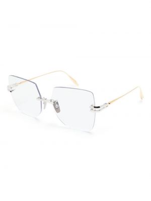 Korekciniai akiniai oversize Dita Eyewear auksinė