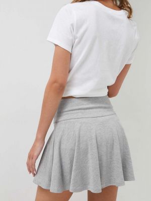 Mini sukně Hollister Co. šedé