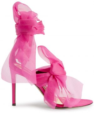Sandále s mašľou Alexandre Vauthier ružová