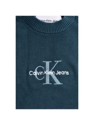 Jersey de algodón de tela jersey Calvin Klein verde
