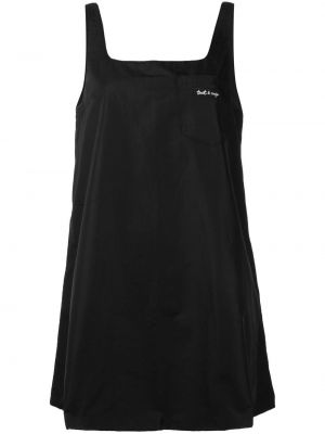 Платье мини с заплатками Tout A Coup, черное