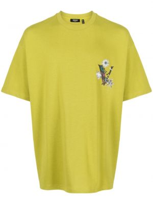 Bavlněné tričko s potiskem Five Cm zelené