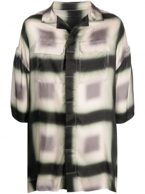 Camicia a maniche corte oversize Rick Owens nero