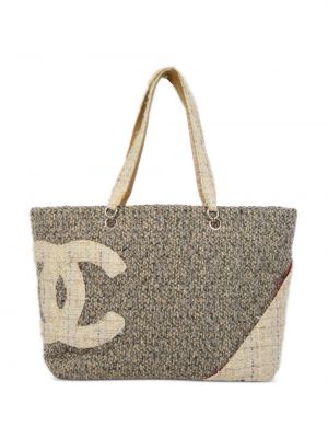 Nákupná taška Chanel Pre-owned béžová