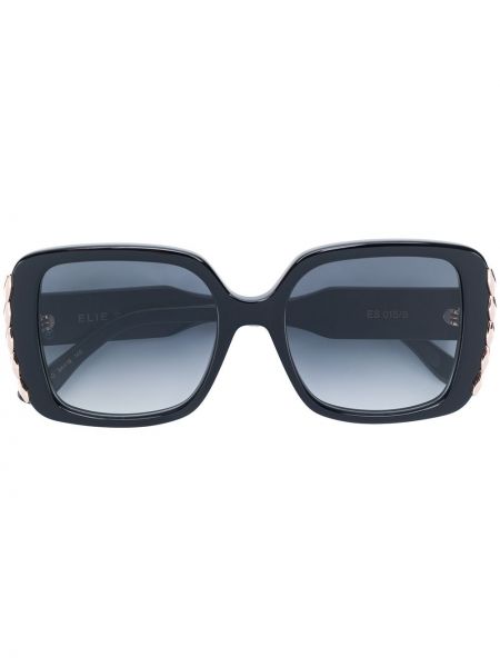 Elie Saab oversized square sunglasses - Noir