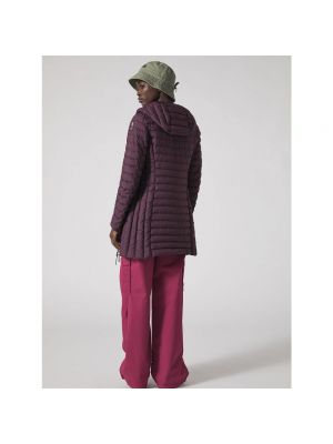 Abrigo con plumas con capucha Parajumpers violeta