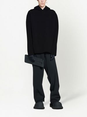 Bluza z kapturem Balenciaga czarna