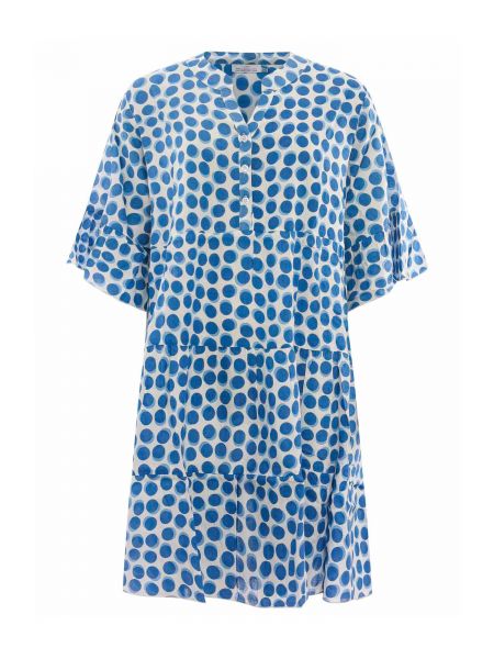 Košeľové šaty Zwillingsherz modrá