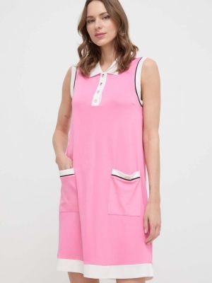 Mini ruha Liu Jo rózsaszín