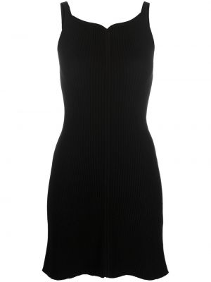 Μini φόρεμα με στενή εφαρμογή Courreges μαύρο