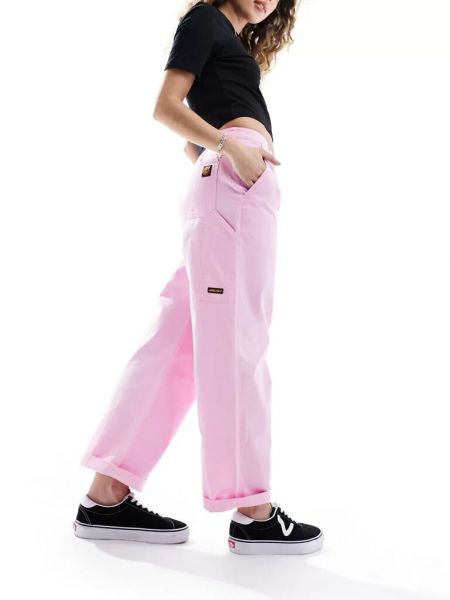 Прямые брюки Santa Cruz розовые