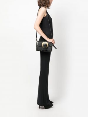 Leder schultertasche mit schnalle Versace Jeans Couture