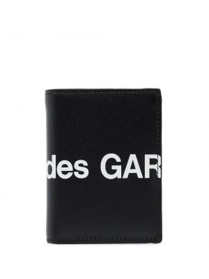 Portfel z nadrukiem Comme Des Garçons Wallet czarny