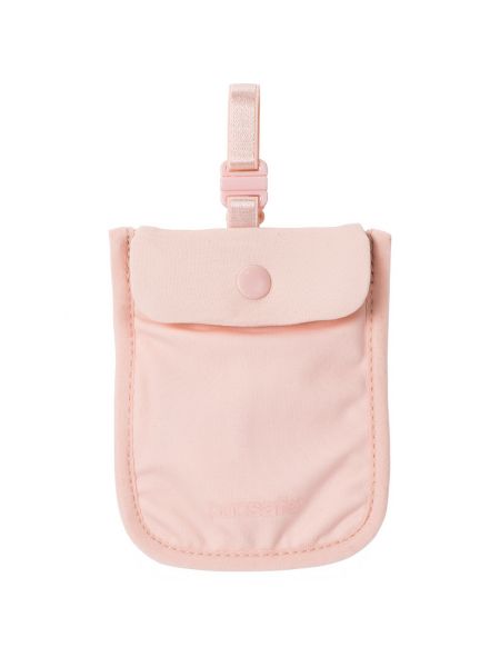 Поясная сумка Pacsafe розовая