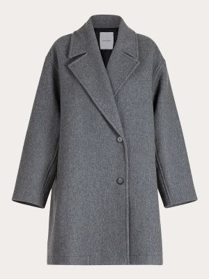 Abrigo de lana Pomandère gris