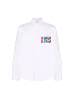 Koszula bawełniana Kenzo biała