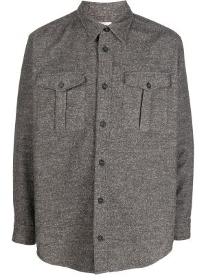 Camicia con tasche Marant grigio