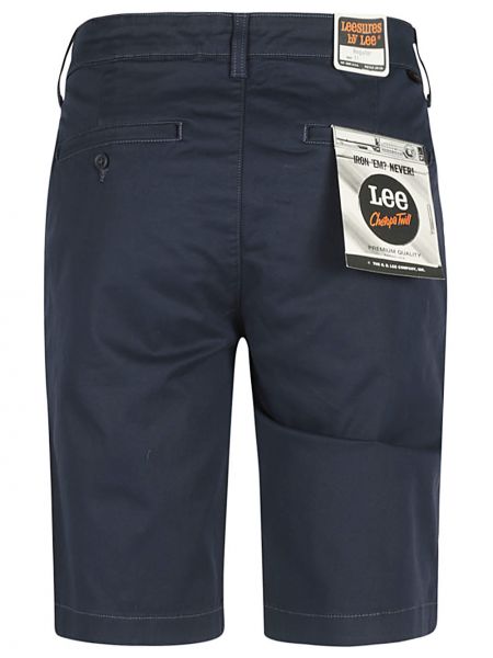 Shorts di jeans di cotone Lee Jeans blu