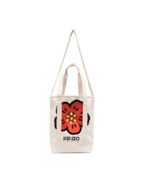Geblümte shopper handtasche mit print Kenzo beige