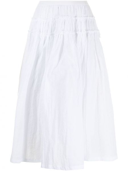 Falda de cintura alta Sara Lanzi blanco