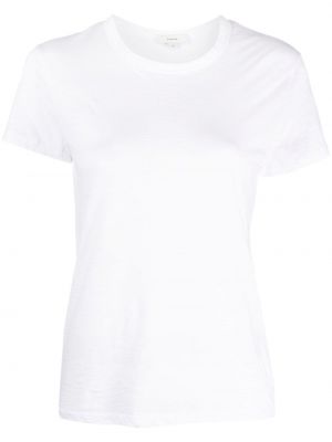 Bavlnené tričko Vince biela