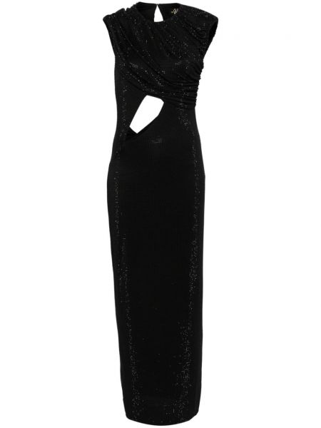 Večernja haljina De La Vali crna