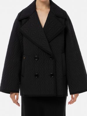 Демисезонная куртка Elisabetta Franchi черная