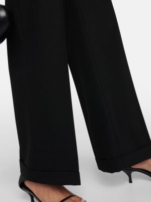 Pantalon droit en laine Toteme noir