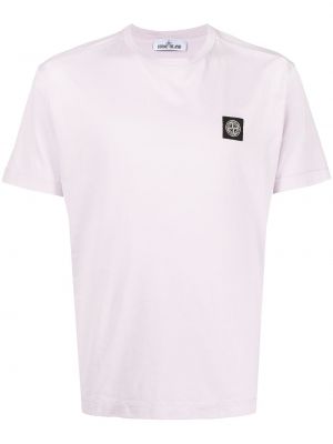 Bomull t-skjorte Stone Island rosa