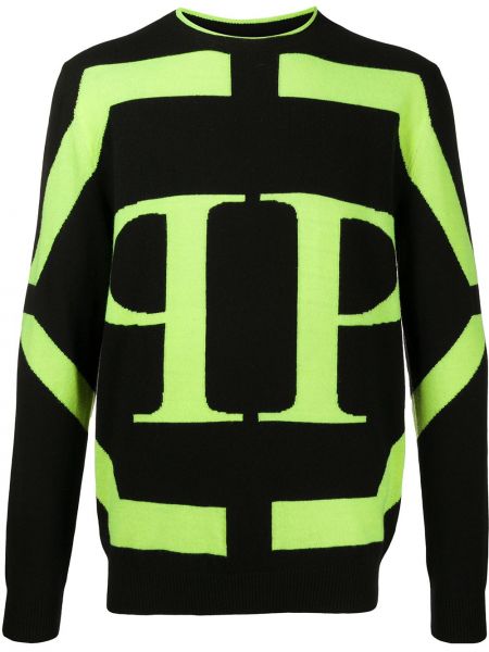Jersey de tela jersey Philipp Plein negro