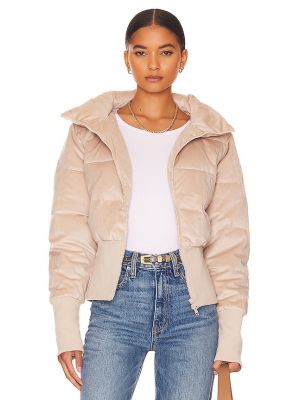 Unreal Fur New Amsterdam Jacket in Taupe. Size M, S, XL/1X, XS.