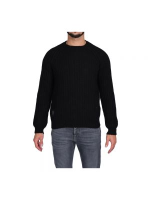 Sweter z okrągłym dekoltem Blauer czarny