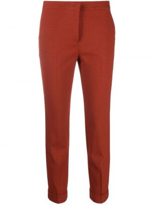 Pantaloni con stampa Etro arancione