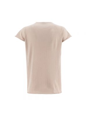 Camiseta de seda de cachemir con estampado de cachemira Kiton beige