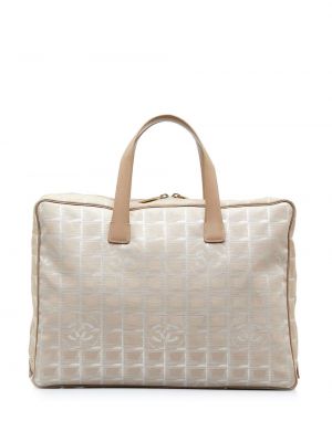 Nákupná taška na zips Chanel Pre-owned