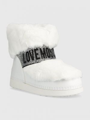 Śniegowce Love Moschino białe