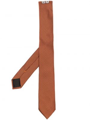 Hedvábná kravata Givenchy hnědá