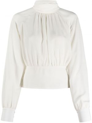 Bluză de mătase Filippa K alb