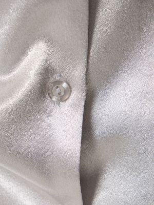 Satenska srajca Anine Bing srebrna
