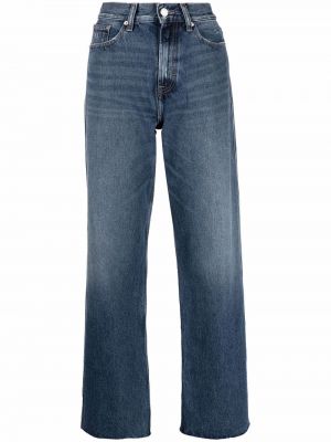 Straight jeans mit stickerei Tommy Jeans blau