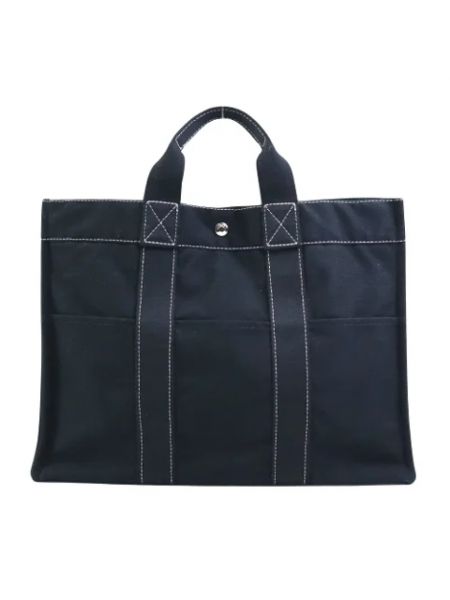 Retro shopper handtasche Hermès Vintage schwarz