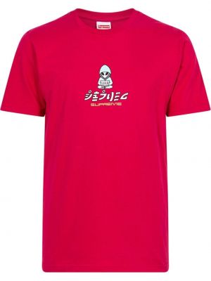 T-shirt Supreme, różowy
