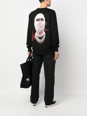Sweatshirt mit rundhalsausschnitt mit print Ih Nom Uh Nit schwarz